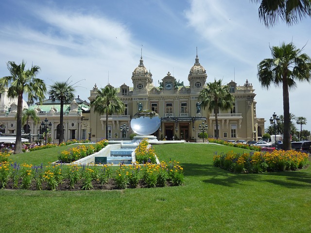 Fancy house and clean park